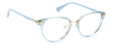 Premium Women Polaroid Eyeglasses: PLD D427/G - Azure Gold(2) - SpecSMART Eye Clinic (Diagonal View)